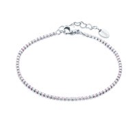 Bracciale Brand Donna Tennis colorato in Acciaio Zircone 14BR048P-M - 14BR048P-M